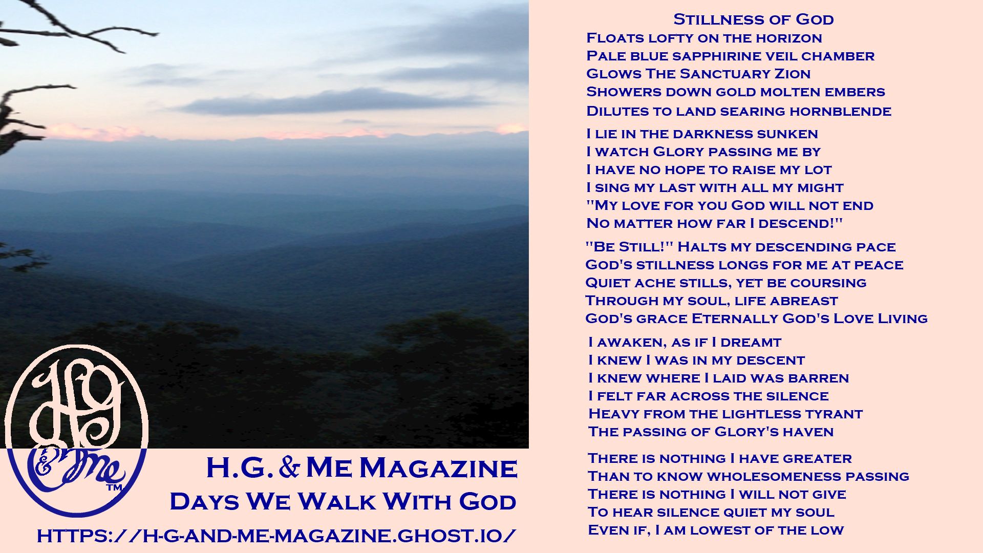 Stillness of God